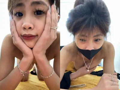 Bạn gái vn livestream nghịch chuối trai p3