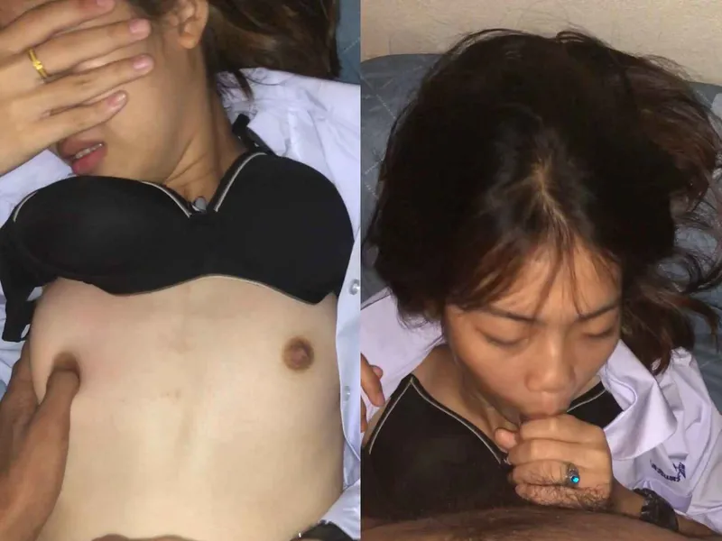 Huấn luyện cô bạn gái sinh viên thành một con đỹ dâm nghiện liếm buồi p1
